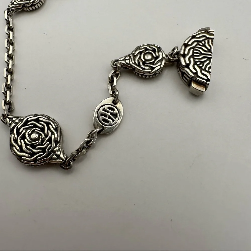 John Hardy Sterling Silver Radial Palu 18”Necklace. Excellent Condition